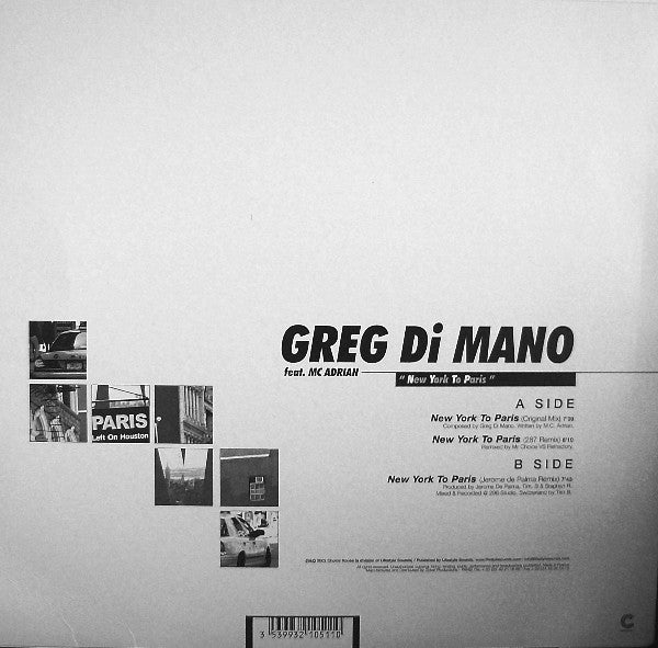 Master Release: New York To Paris by Greg Di Mano