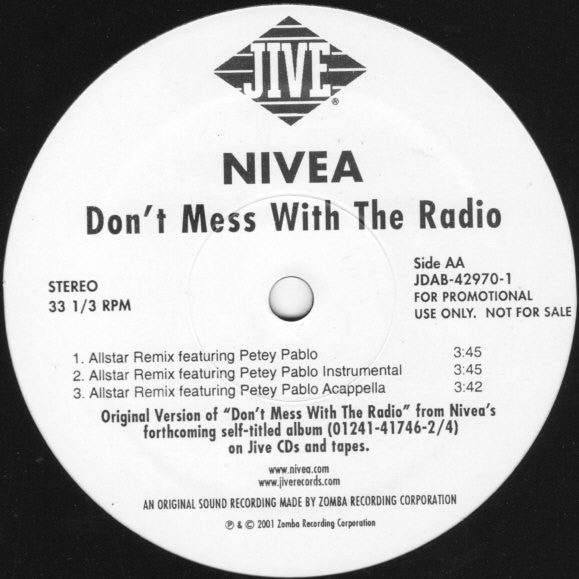 Release: Don't Mess With The Radio-Vinyl-None-2001-JDAB-42970-1-378414
