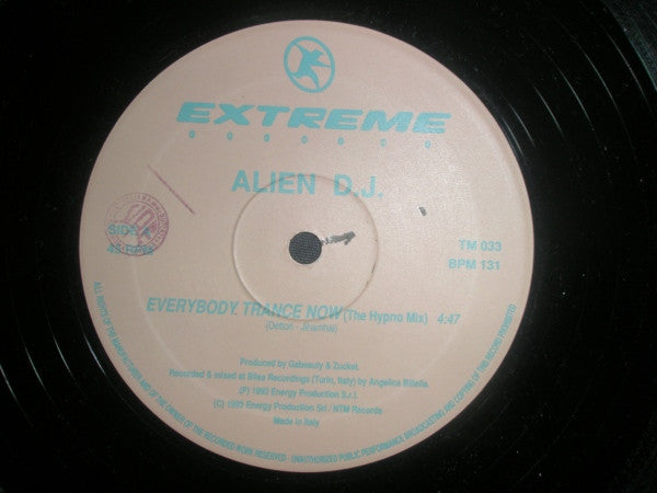 Release: Everybody Trance Now-Vinyl-Italy-1993-TM 033-958192