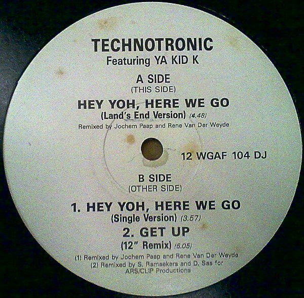 Release: Hey Yoh, Here We Go-Vinyl-UK-1993-12 WGAF 104 DJ-619953
