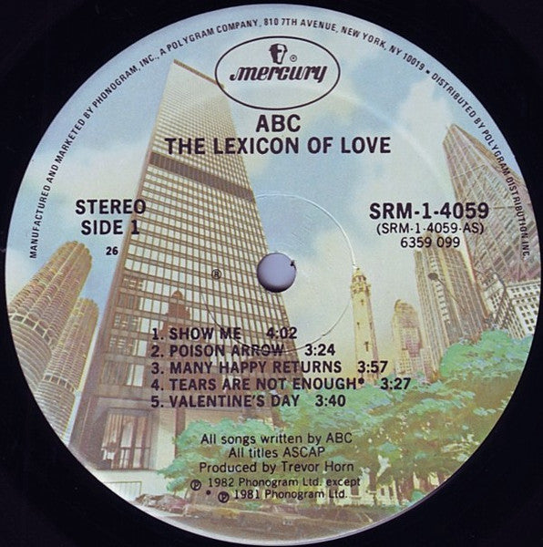 The Lexicon Of Love