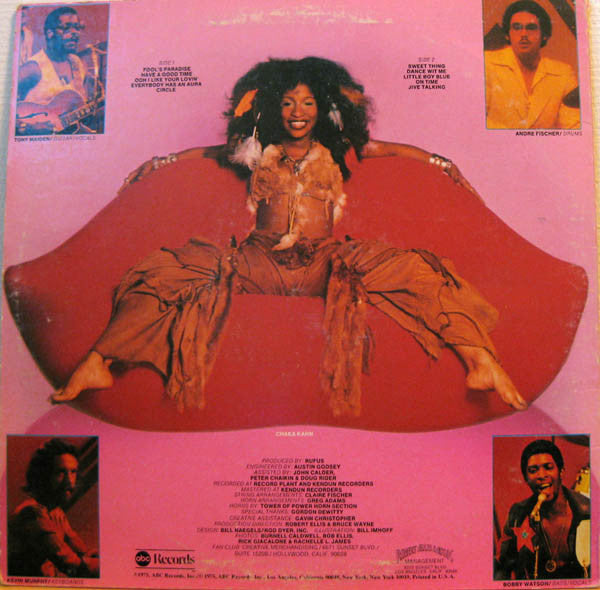 Release: Rufus Featuring Chaka Khan-Vinyl-US-1975-ABCD-909-438159