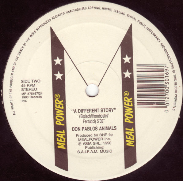 Release: Long Train Rappin / A Different Story-Vinyl-Italy-1990-MP 875467-24-565490