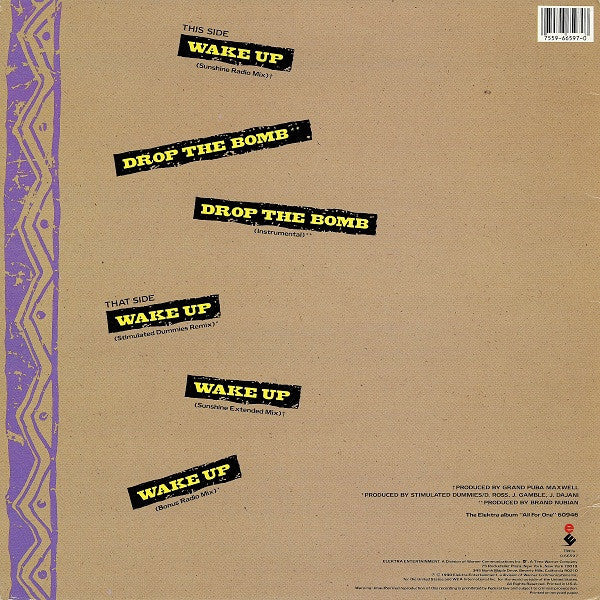 Release: Wake Up-Vinyl-US-1990-0-66597-817446