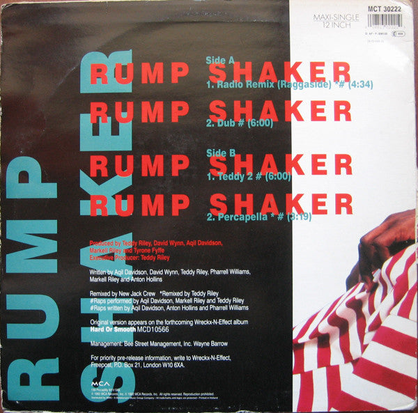 Release: Rump Shaker-Vinyl-Netherlands-1992-MCT 30222-309831