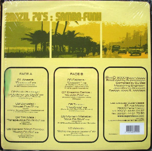 Release: Brazil 70's: 10 Samba-Funk & Bossa-Nova Tracks - Volume 2-Vinyl-France-2000-SUC 0009 LP-873551