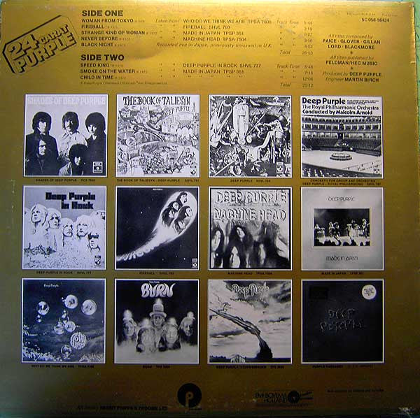 Release: 24 Carat Purple-Vinyl-Netherlands-1975-5C 058-96 424-503891
