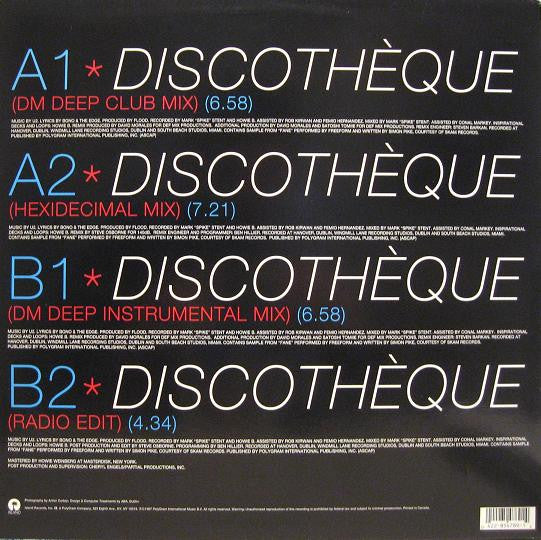 Release: Discothèque-Vinyl-US-1997-422-854 789-1-113875