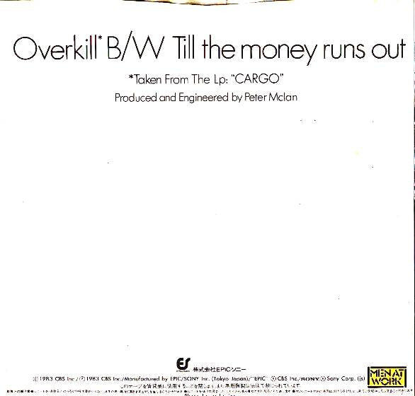 Master Release: Overkill by Men At Work