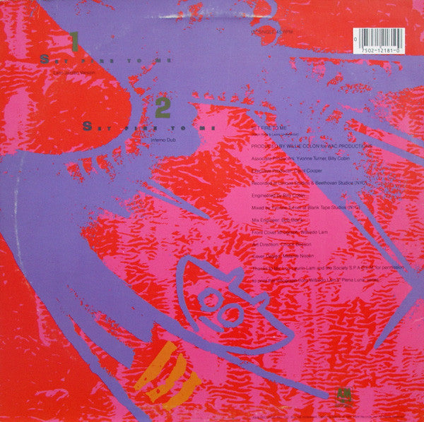 Release: Set Fire To Me-Vinyl-US-1986-SP-12181-174016