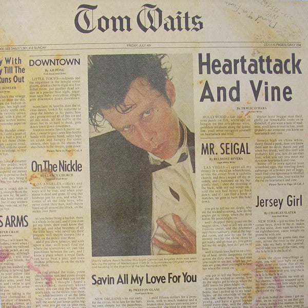Release: Heartattack And Vine-Vinyl-US-1980-6E-295-905979
