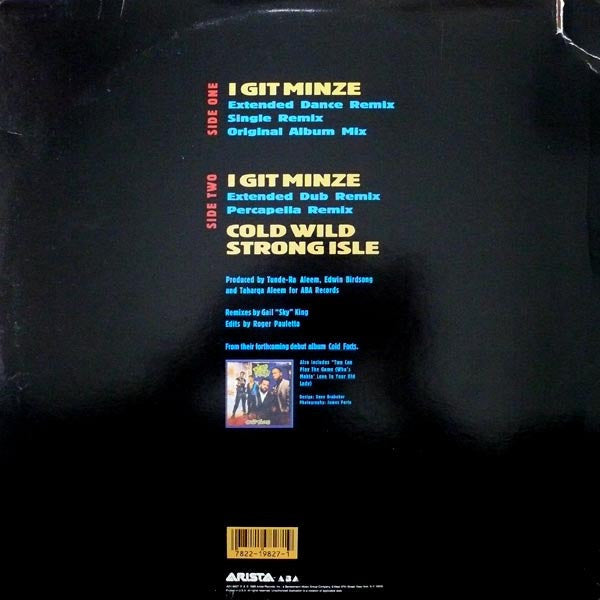 Release: I Git Minze-Vinyl-US-1989-AD1-9827-579312
