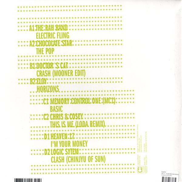 Release: Elaste Volume 01 (Slow Motion Disco)-Vinyl-Germany-2006-COMPOST 239-1-856884