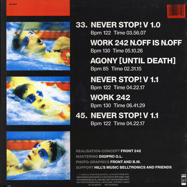 Master Release: Never Stop! by Front 242