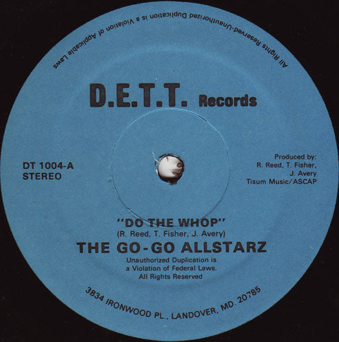 Release: Do The Whop-Vinyl-US-1984-DT 1004-947228