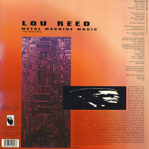 Master Release: Metal Machine Music by Lou Reed
