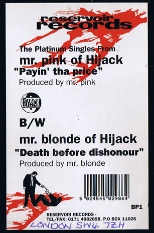 Master Release: Payin' Tha Price / Death Before Dishonor by Mr. Pink (2)