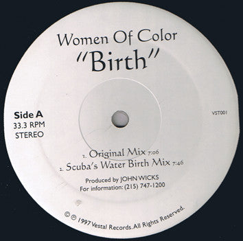 Master Release: Birth by Women Of Color
