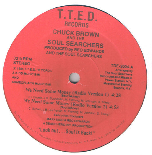 Release: We Need Some Money-Vinyl-US-1984-TDE-3004-325634