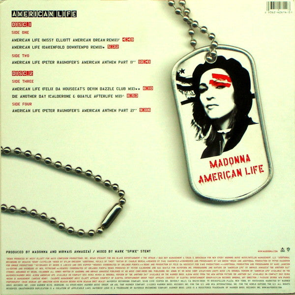 Release: American Life-Vinyl-UK-2003-W603T2-138359