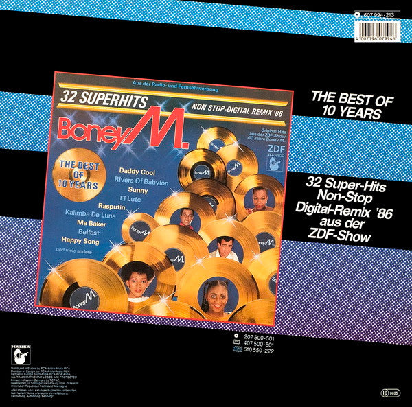 Master Release: Daddy Cool - Anniversary Recording '86 by Boney M.