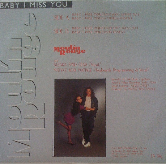 Release: Baby I Miss You-Vinyl-Italy-1989-EX 54Y-518623