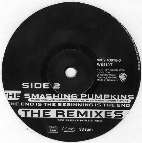 Master Release: The End Is The Beginning Is The End by The Smashing Pumpkins