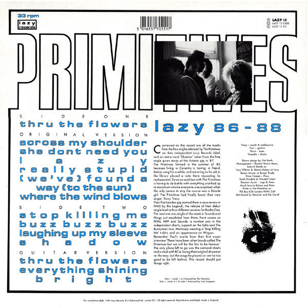 Release: Lazy 86 - 88-Vinyl-UK-1989-LAZY 15-598161