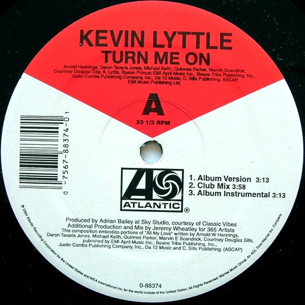 Master Release: Turn Me On by Kevin Lyttle