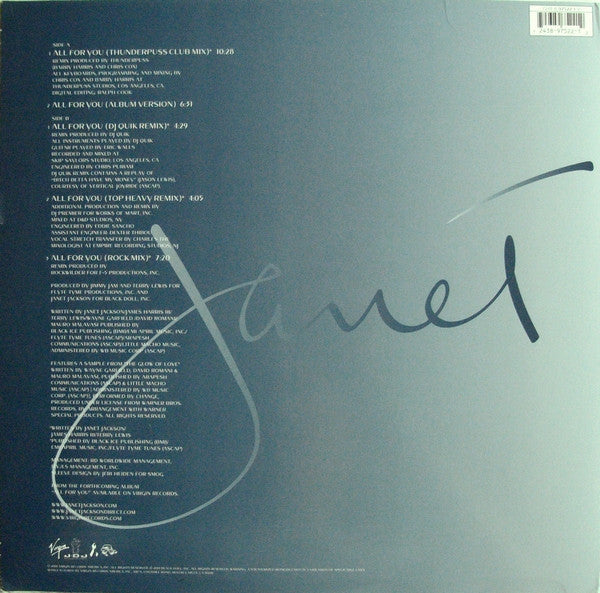 Master Release: All For You by Janet Jackson