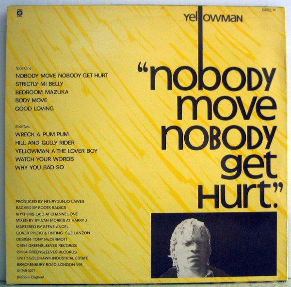 Master Release: Nobody Move by Yellowman