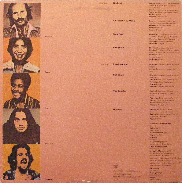 Release: Heavy Weather-Vinyl-US-1977-PC 34418, 34418-877385