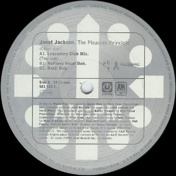 The Pleasure Principle (The Danny Tenaglia Mixes) / Alright (The Todd Terry Mixes)