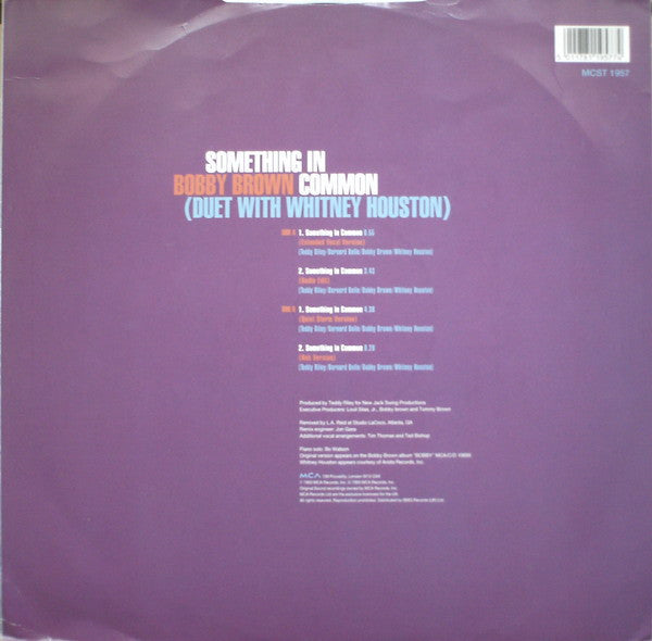 Master Release: Something In Common by Bobby Brown