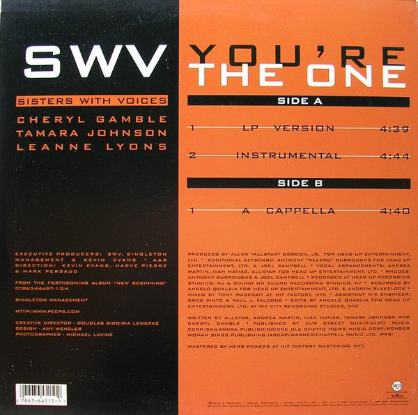 Master Release: You're The One by SWV