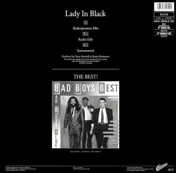 Release: Lady In Black-Vinyl-Europe-1989-612 510-520804