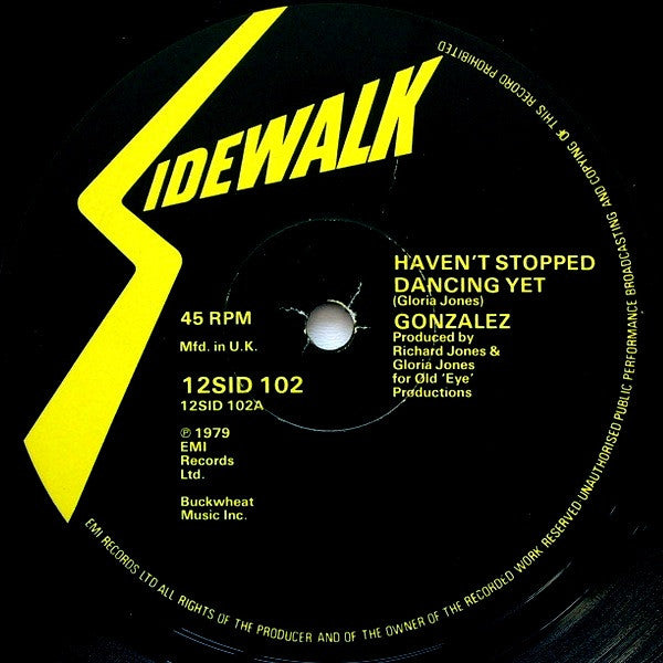 Master Release: Haven't Stopped Dancing Yet by Gonzalez