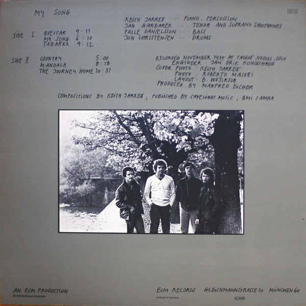 Release: My Song-Vinyl-Germany-1978-ECM 1115, 2301 115-382824