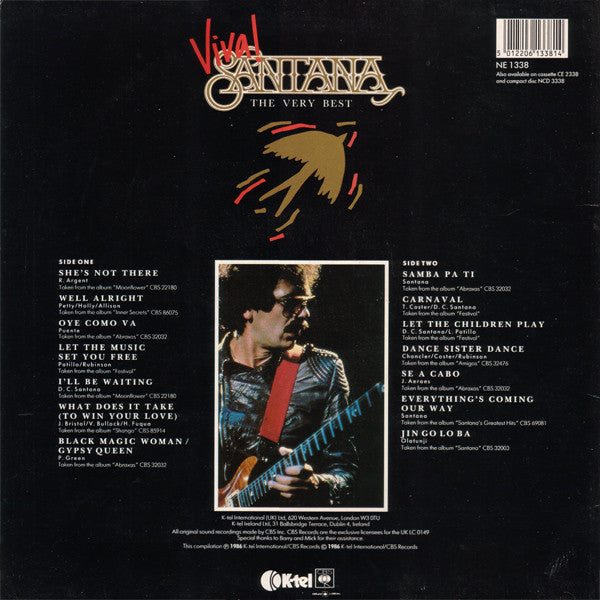 Master Release: Viva! Santana (The Very Best) by Santana