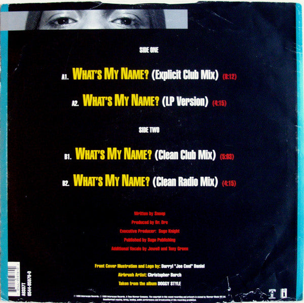 Master Release: What's My Name? by Snoop Dogg