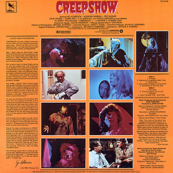 Master Release: Creepshow (Original Motion Picture Soundtrack) by John Harrison (6)