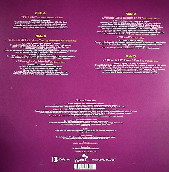 Master Release: Soundz Of Freedom "My Ultimate Summer Of Love Mix" by Bob Sinclar