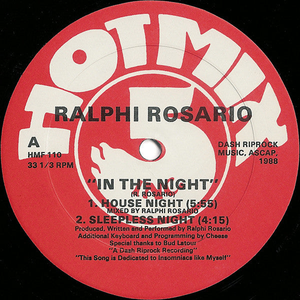 Release: In The Night-Vinyl-US-1988-HMF 110-140457