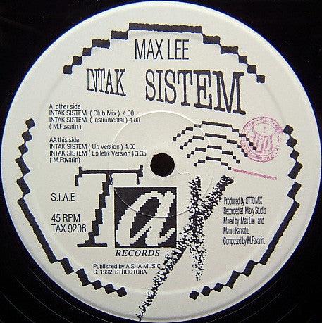 Master Release: Intak Sistem by Max Lee