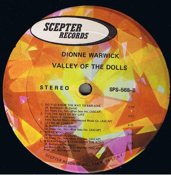 Release: Valley Of The Dolls-Vinyl-US-None-SPS-568, SPS 568-729455