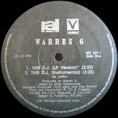 Release: This DJ-Vinyl-US-1994-853 237-1, 853 237-1-520476