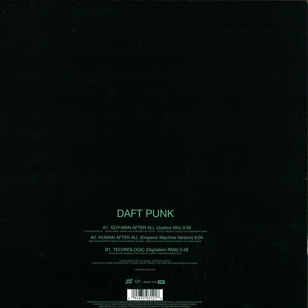 Release: Human After All-Vinyl-France-2006-094635031218-617710