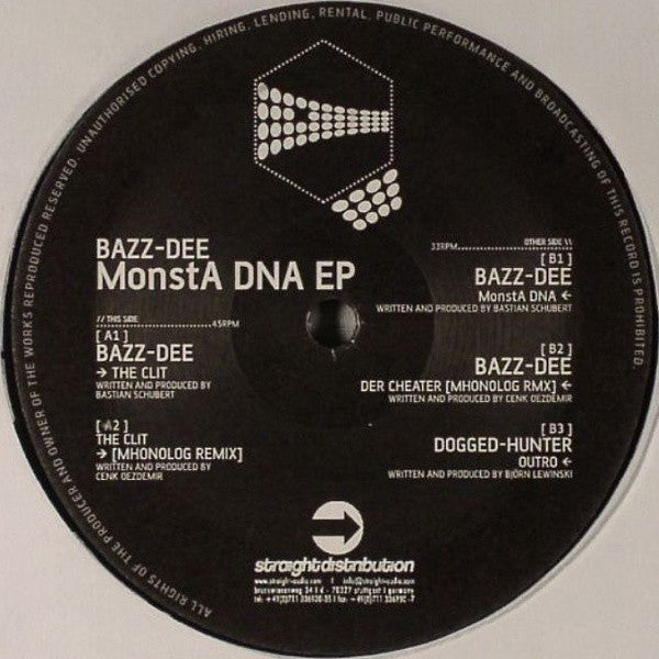 Master Release: MonstA DNA EP by Bazz-Dee