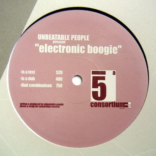 Master Release: Electronic Boogie by Unbeatable People