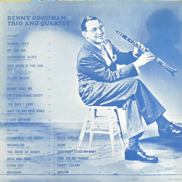 Master Release: The Original Benny Goodman Trio And Quartet In Concert 1937-38 by Benny Goodman